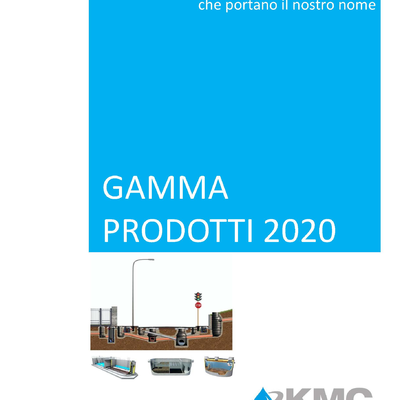 Gamma prodotti KMC 2020